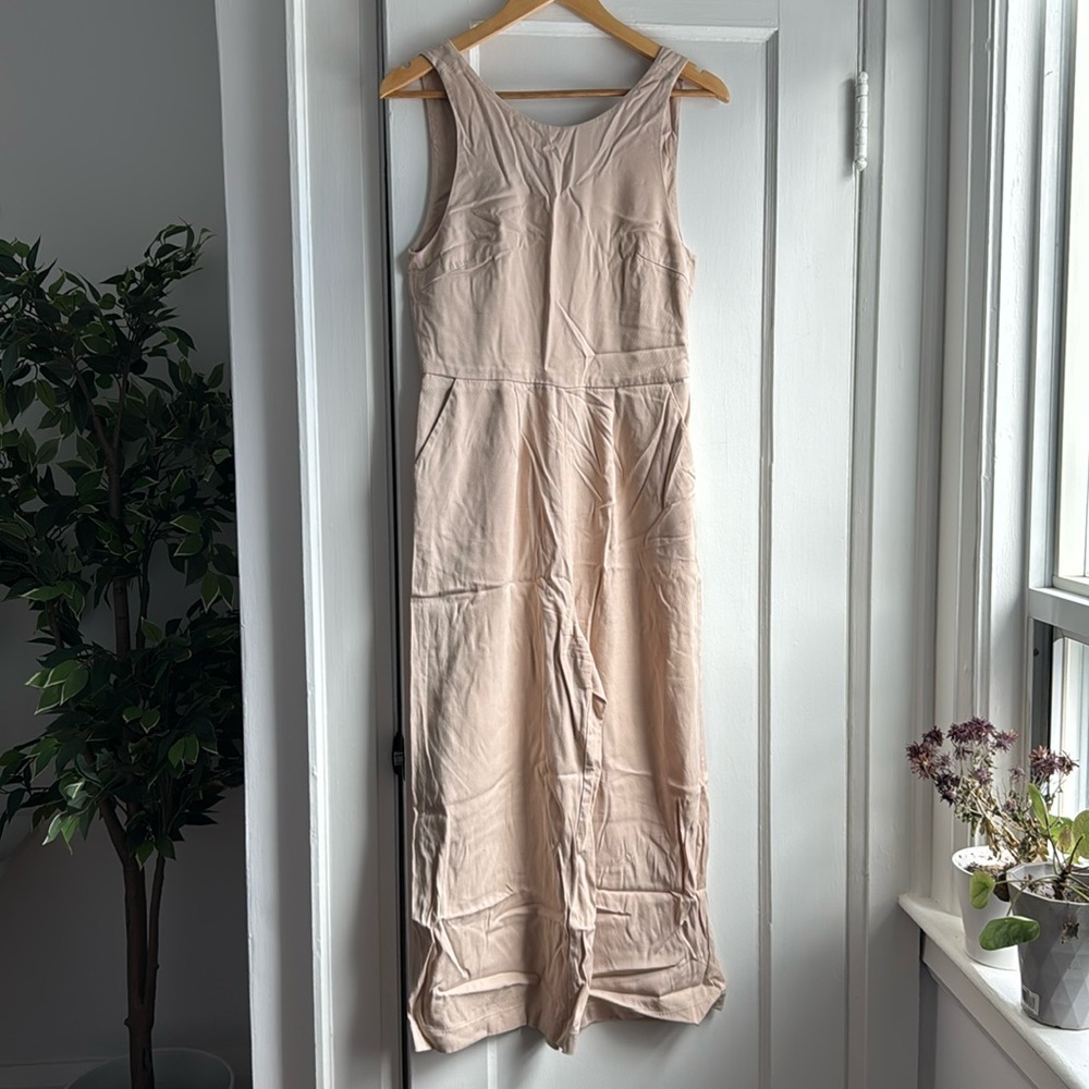 Oak + Fort Tencel Wide Leg Jumpsuit